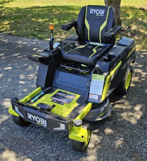 80V HP BRUSHLESS 30" LITHIUM ELECTRIC ZERO TURN RIDING MOWER