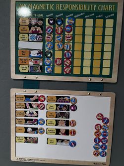 Melissa & Doug My Magnetic Responsibility Board
