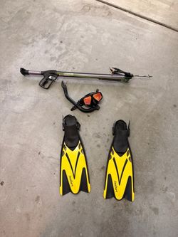 JBL 38 Special Speargun + Diving Fins, Mask & Snorkel – Complete Set