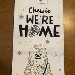 Star Wars Chewy Kitchen Tea Towel .. New