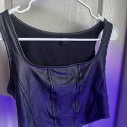 Black Leather Top