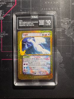 30th Anniversary Classic Collection Lugia 149/147 Aquapolis Holo Secret Rare English Basic TAG GEM MINT 10