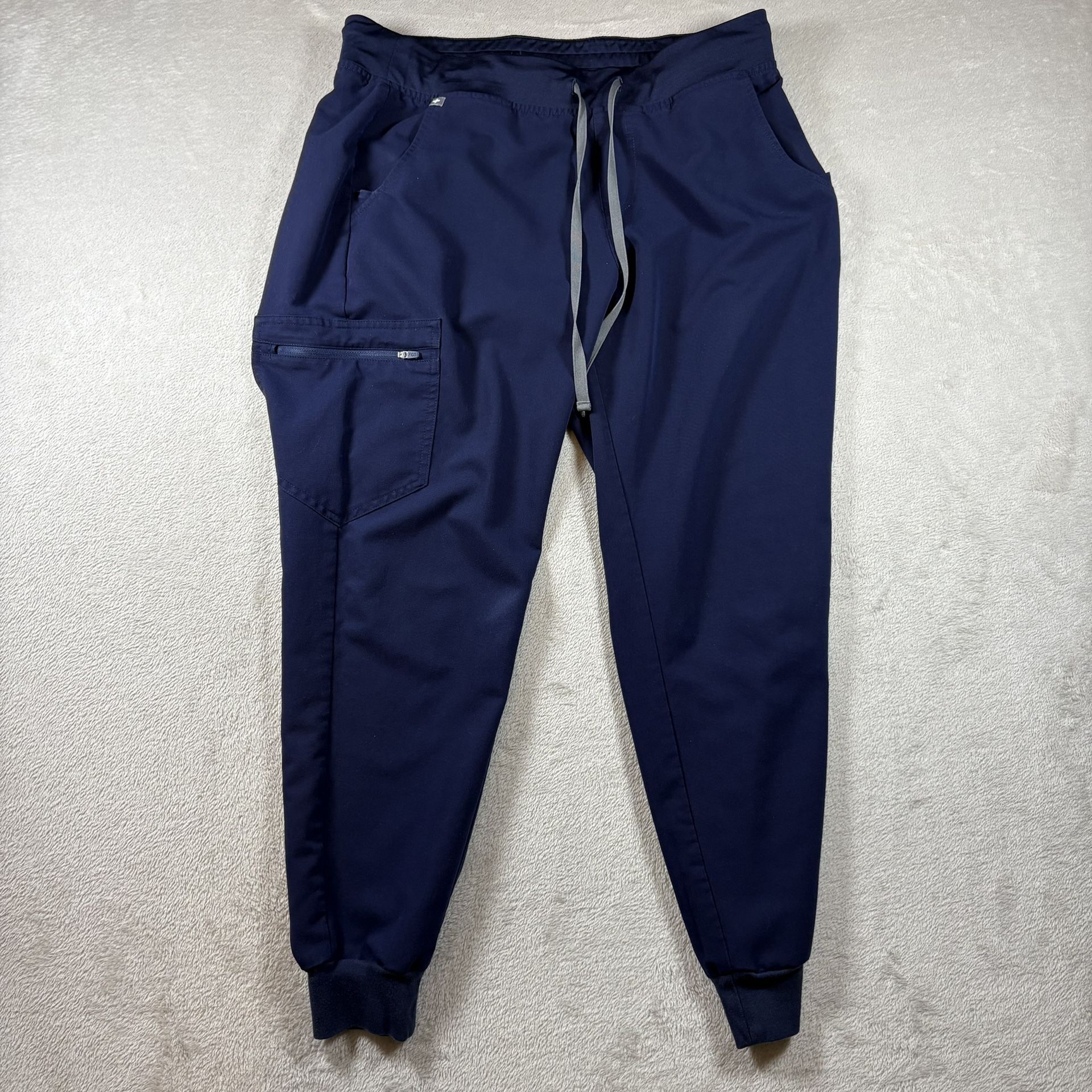 Figs Pants Womens L Blue Zamora Jogger Scrub Technical Collection Medical #3589