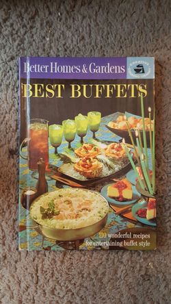 Better Homes & Gardens Cookbook Best Buffets Creative Cooking Library 1963
