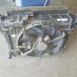 Radiador condenser Y Fans For 2015 Sentra