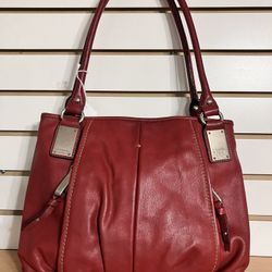 Vintage Tignanello Red Shoulder Bag