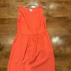 Woman’s J Crew Coral Dress Shipping Available 