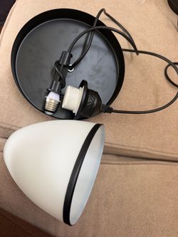 Pendant Ceiling Light – Black & White