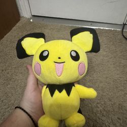 Pokémon Pichu Plush toy. 