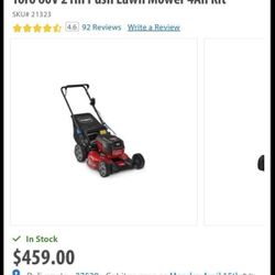 Toro 60 V 21 Inch Push Mower