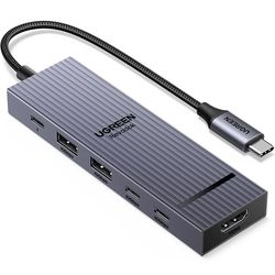 Brand New UGREEN Revodok Pro USB-C Hub 6 in 1 10Gbps 4K 60Hz HDMI, 100W Power Delivery for MacBook Pro/Air, iPad Pro, Thinkpad Rog Ally and More.