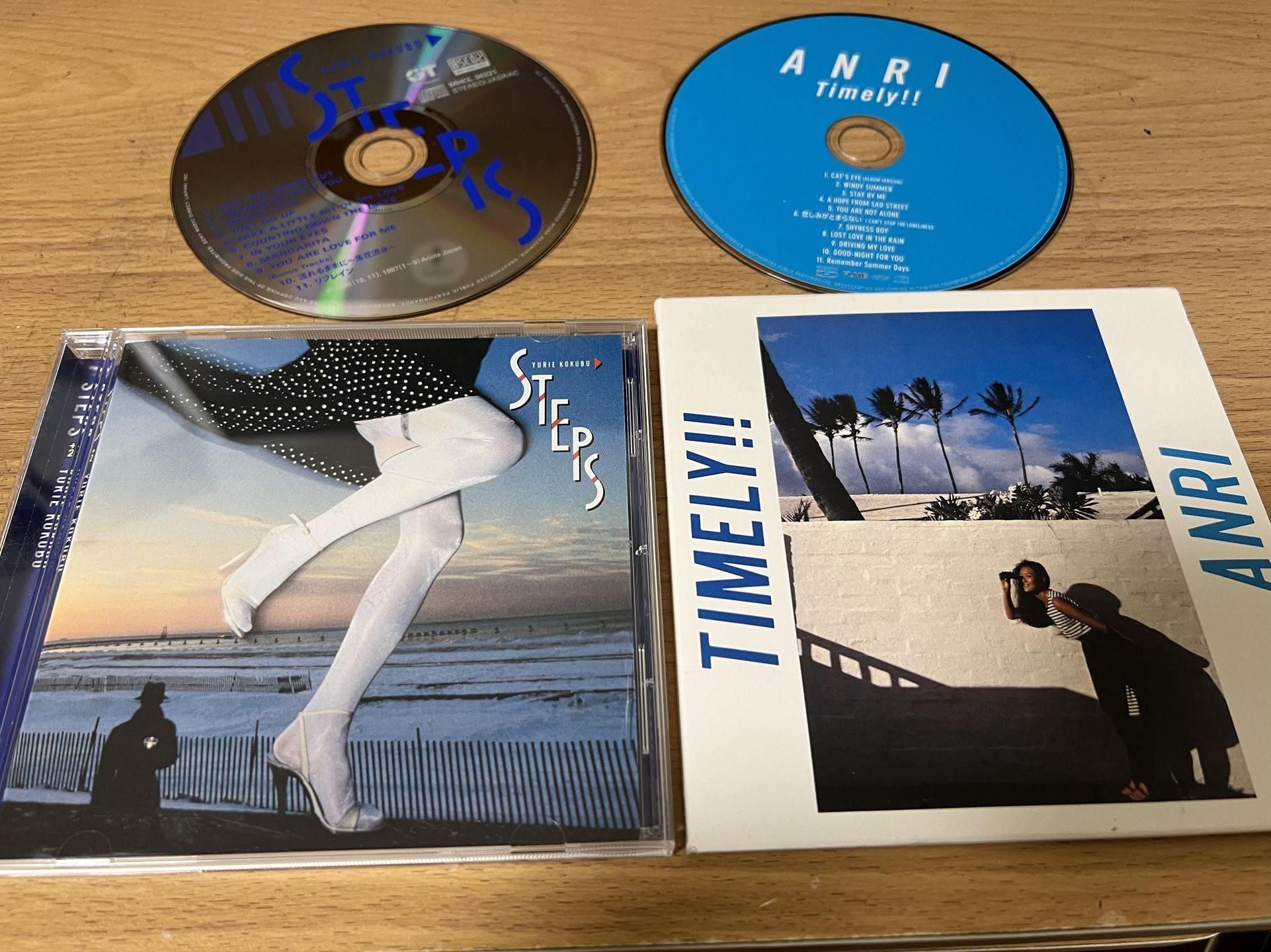 Japanese City Pop CDs Set of 2 *Anri & Yurie Kokubu*