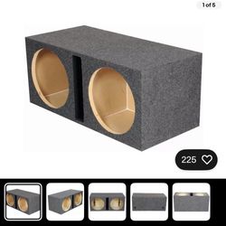Q Power 2’15 Subwoofer box Brand New