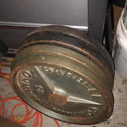 45 Pound Ivanko Olympic Weight Plates