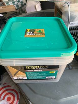 New 25 lb box of treated screws