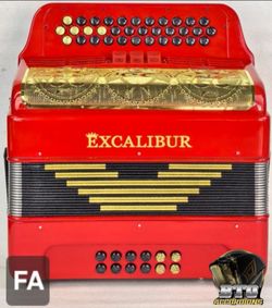 Acordeon EXCALIBUR🪗FA🪗3-SWITCHES