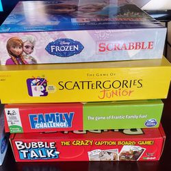 11 - GAMES, GAMES For Adults/ Kids,  Board And Fun Kid Toys. 