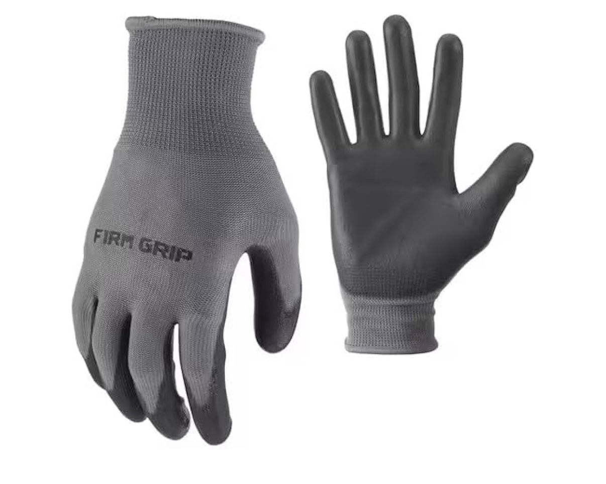 Large General Purpose Polyurethane Grip Work Gloves (12-Pack