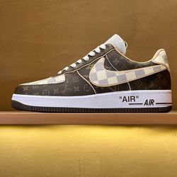 Louis V.uitton x  Air Force 1 Low Monogram Damier