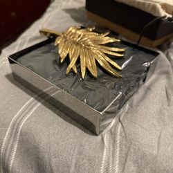 Michael Aram Palm Cocktail Napkin Holders BRAND NEW. NEVER USED! $60