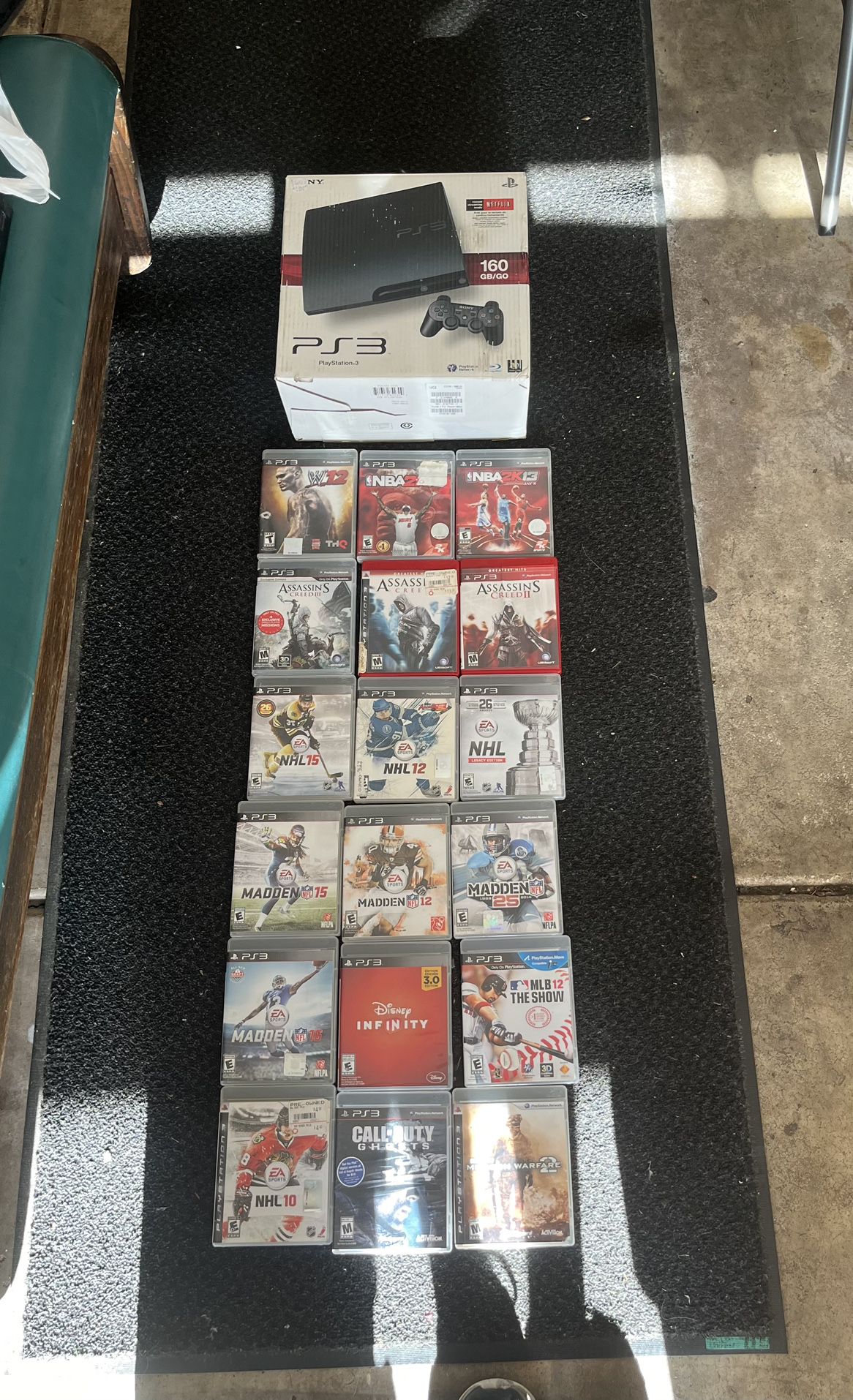 PS3 Lot And 18 Games 