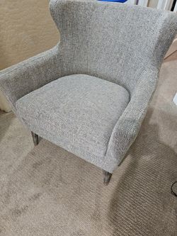 Excellent Condition! Madison Park Club Chair - Neutral Tweed