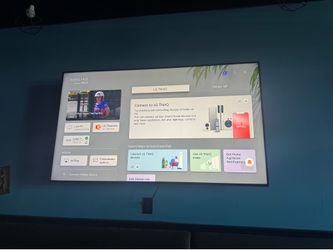 LG 75inch ThinQ with mount $300