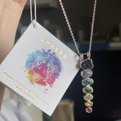 Chakra Balance Necklace natural Stones