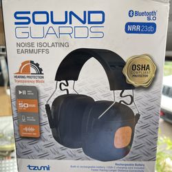 Tzumi Sound Guards Noise Isolation Earmuffs
