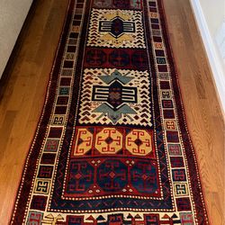 10x3.6 antique (1890) Caucasian Kazak rug