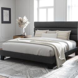 Brand New Full Size Tufted Bed Frame 