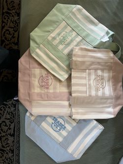 Trader Joe’s Striped Mini Tote Bags