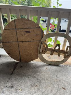 floral crown wood patterns