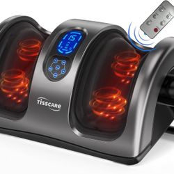Brand New!!! In Box!!!  Foot Massager Heat for Plantar Fasciitis, Neuropathy, Circulation and Pain Relief (HABLÓ ESPAÑOL) 