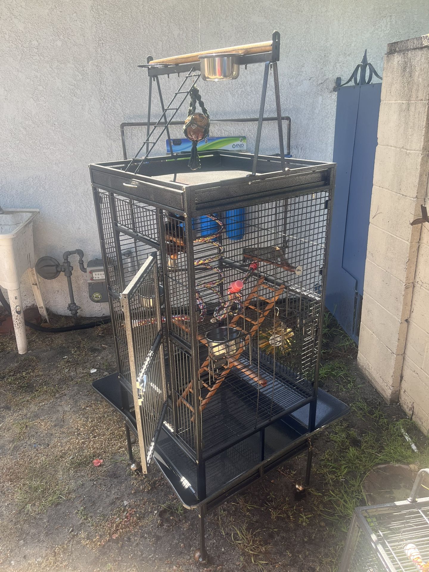 Set Of Two Bird Cages