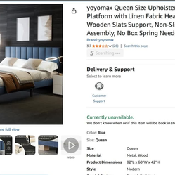 Queen Bed - Gently Used