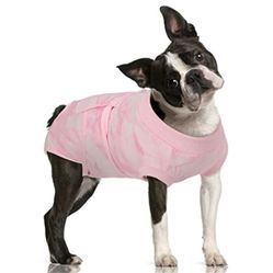 New Fuamey Recovery Suit(surgery,soft Breathable Dog Bodysuit)male/Female Anti Licking Wound,pink(retail$39)