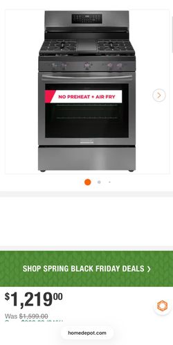 Frigidaire Stove air fryer oven