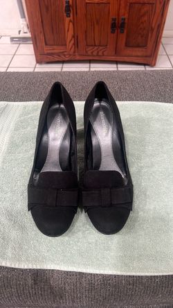 Women’s Sensibility Black  Bow Heels