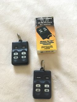 Wireless key fop /Emergency pendant Transmitter