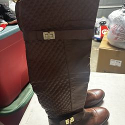 Brown Woman Boots Size 8