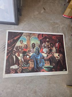 Vintage Last Supper 1986 Poster