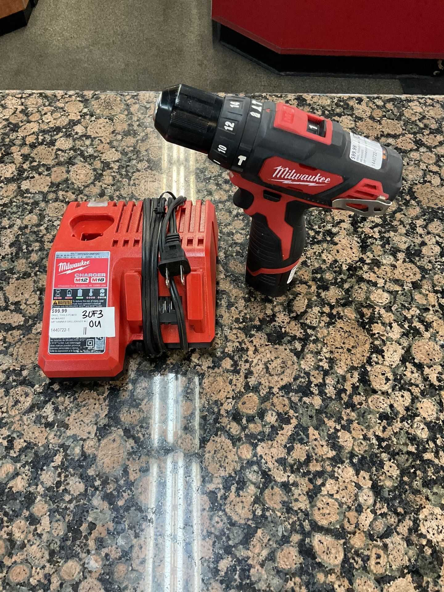Milwaukee M12 Hammer Drill/driver