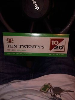 Ten twenty's menthols 100s