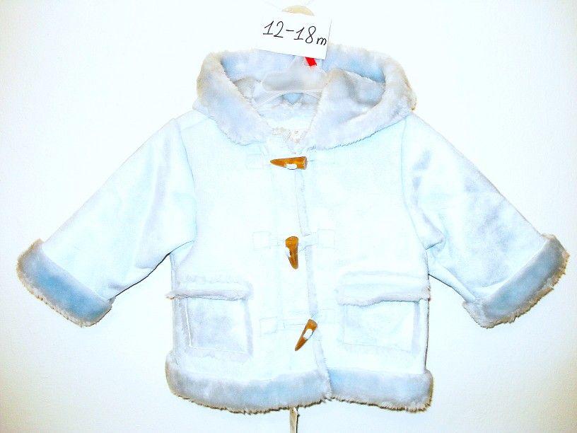 Childrens Place Gender Neutral Faux Saude Baby Jacket