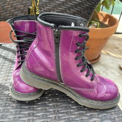 Doc Martens Youth Size 4 Airwave Plum Purple Color
