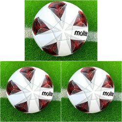 ( Lot of 3 ) Molten Vantaggio 1000 Soccer Ball Match Training. Size 5.