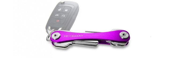 Key smart purple compact key holder