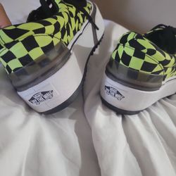 Vans Classic Era - Neon Checkerboard - Size Women 7.5