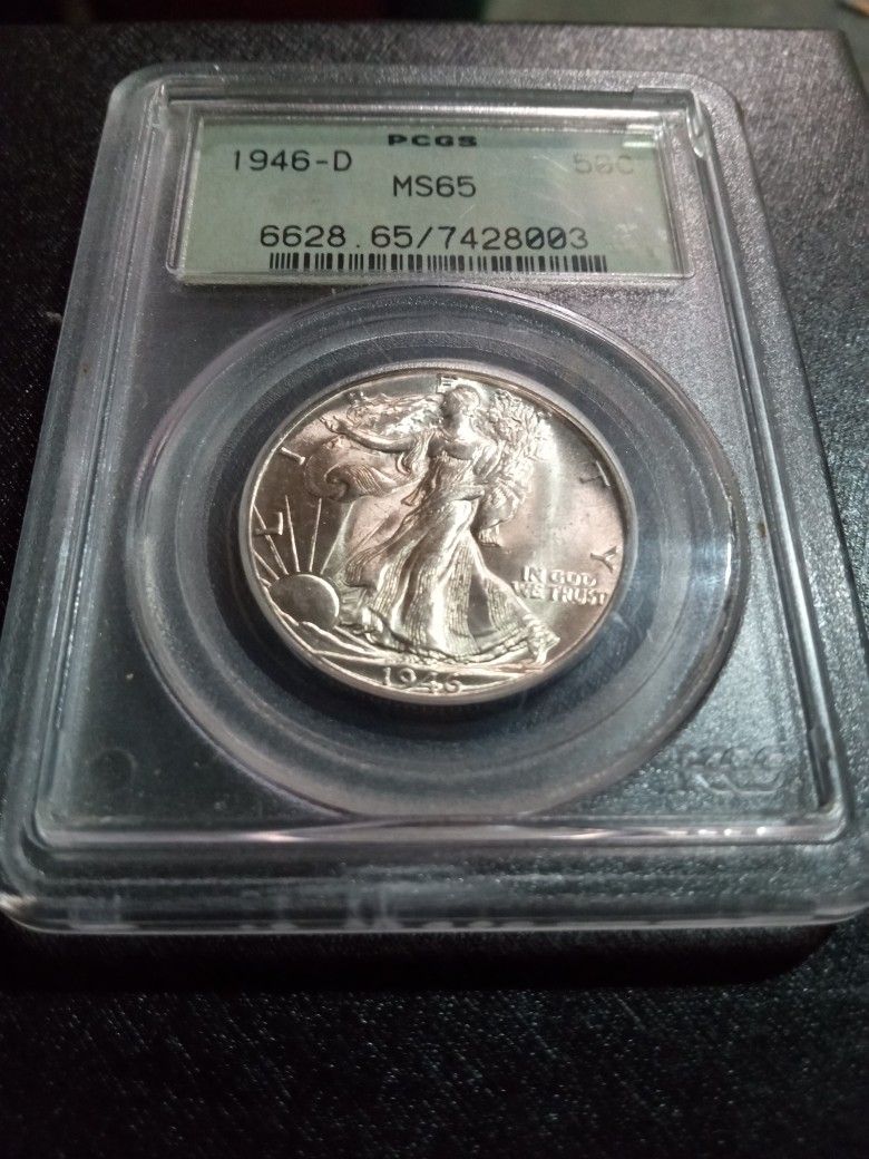 1946-D Walking Liberty Half Dollar MS65 PCGS